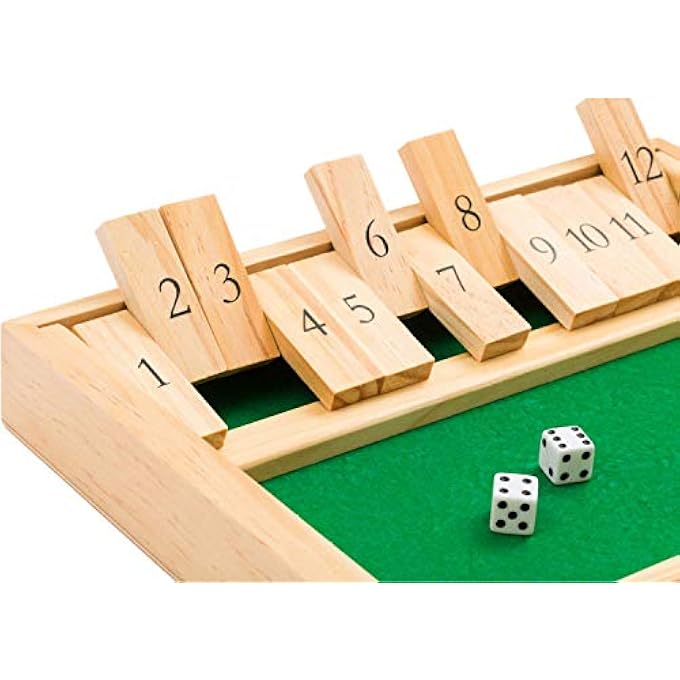 Regal Games Shut The Box 12 Spot Game Set - Image 5