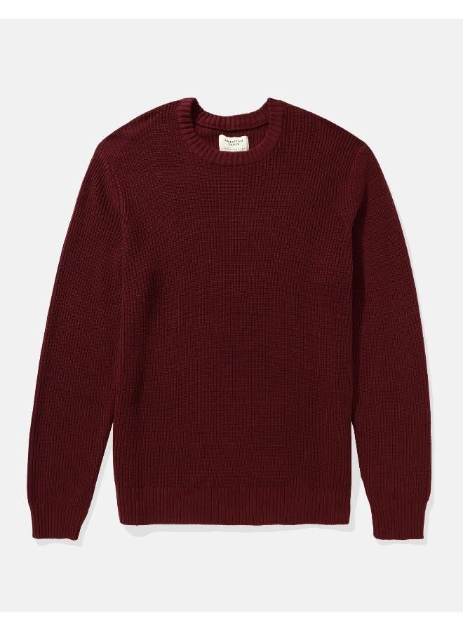 American Eagle AE Waffle Crew Neck Sweater - Image 3