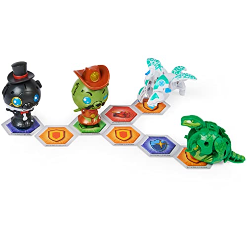 BAKUGAN باكوجان، أفضل مجموعة من كوبا (تشمل الساحر وكوبا رعاة البقر، بيغاتريكس، وتروكس) جيوغان رايزينغ قابلة للجمع، ألعاب للأطفال الأولاد من عمر 6 سنوات وما فوق - Image 3