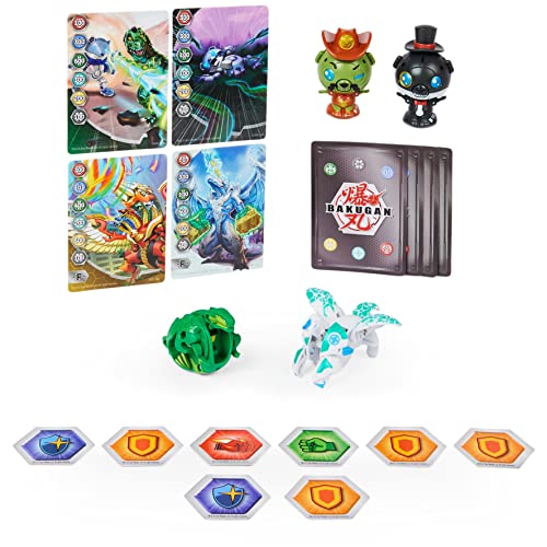 BAKUGAN باكوجان، أفضل مجموعة من كوبا (تشمل الساحر وكوبا رعاة البقر، بيغاتريكس، وتروكس) جيوغان رايزينغ قابلة للجمع، ألعاب للأطفال الأولاد من عمر 6 سنوات وما فوق - Image 2
