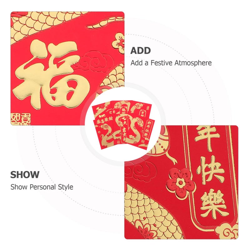 Red Chinese Hongbao Envelopes 36pcs For Lunar New Year Wedding And Special Occasions - Image 5