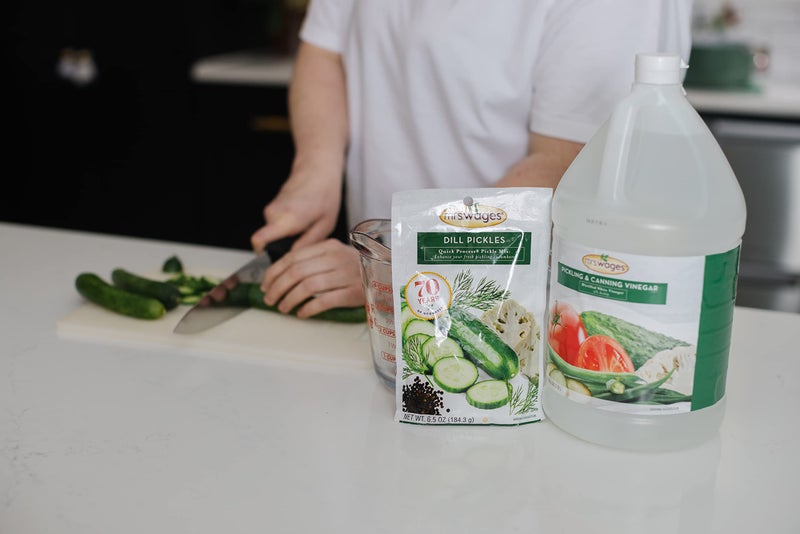 Mrs. Wages Quick Process Dill Pickle Mix, Quick and Easy, Simple-To-Use, Traditional Pickle Flavoring, Enhance Your Pickling Cucumbers, 6.5 oz Packet (Value Pack Of 6) - Image 4