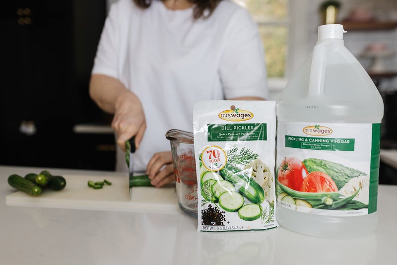 Mrs. Wages Quick Process Dill Pickle Mix, Quick and Easy, Simple-To-Use, Traditional Pickle Flavoring, Enhance Your Pickling Cucumbers, 6.5 oz Packet (Value Pack Of 6) - Image 3