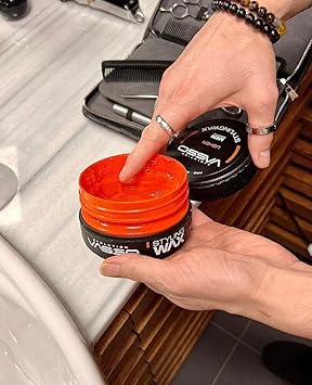 Vasso ProAqua Usher Hair Styling Water Based Gel Wax Orange 150 ml - Image 3