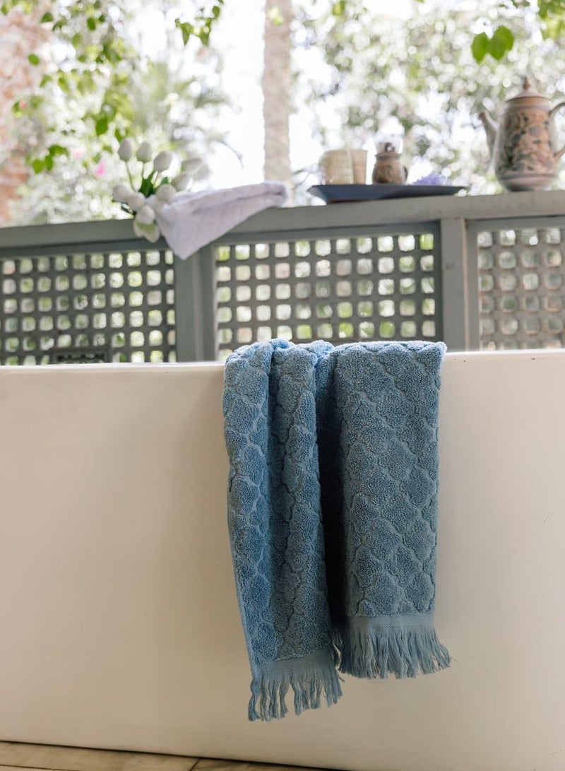 More cottons  منشفة جاكار تافهة 600 جرام لكل متر مربع 70 × 140 