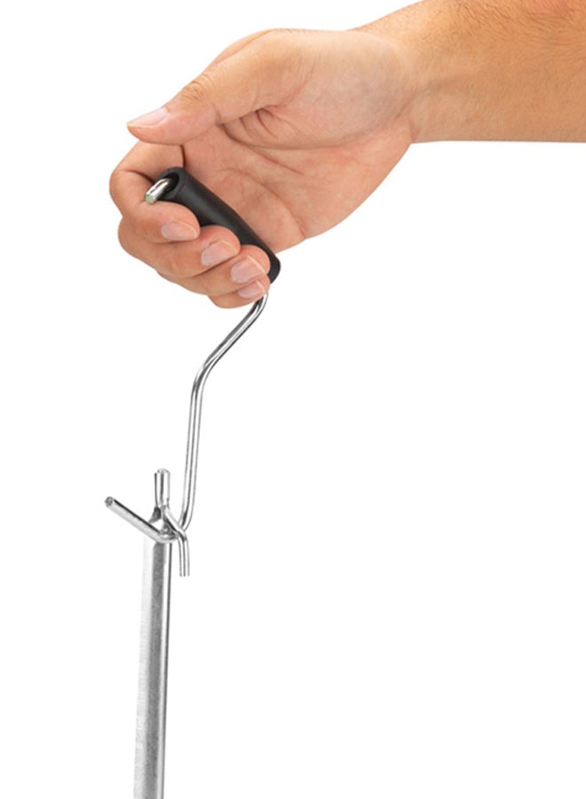 السنيدي طقم أوتاد خيمة، أطناب، فضي، طقم 20 قطع مقاس 23 سم - Image 4