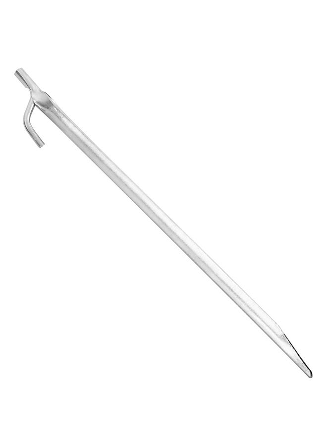 السنيدي طقم أوتاد خيمة، أطناب، فضي، طقم 20 قطع مقاس 23 سم - Image 2