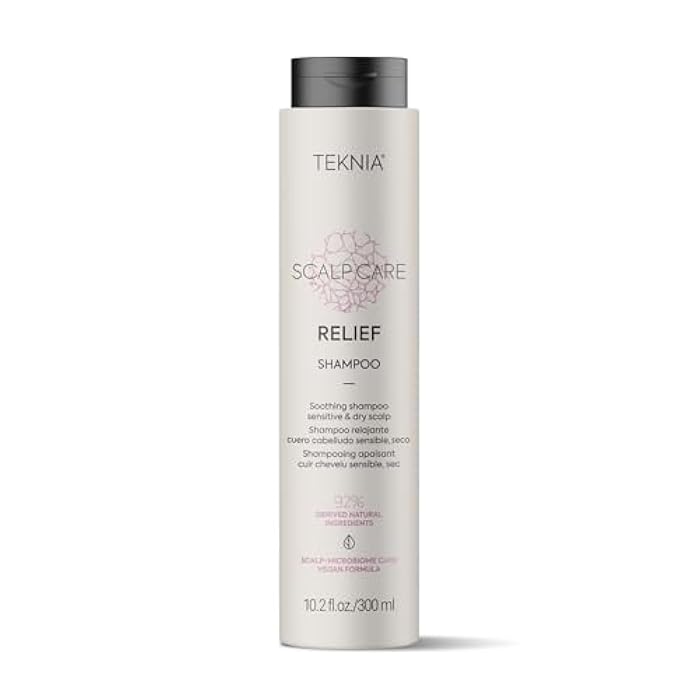 Lakmé Teknia Scalp Care Relief Soothing Shampoo, Dry Scalp Shampoo, 10.2 Fl Oz - Image 1