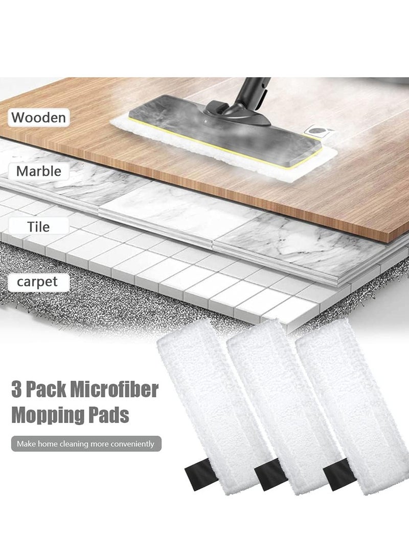 VIUAUAX 6 Pack Cloth Set Mopping Pads Replment for Kacher SC2/ SC3/ SC4/ SC5 Mopping Cloth Accessories (3 Rag Nozzle Covers & 3 Microfiber Mopping Pads) - Image 5