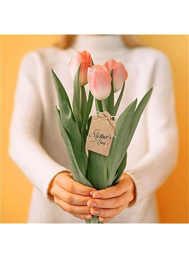 BWSJ Kraft Paper  Tags 200    Rectangle Craft Hang Tags with 20M Jute T for Arts and Crafts, Wedding  Thanksgiving and Holiday for Crafts Price Tags Labels 7 cm X 4 cm - Image 2