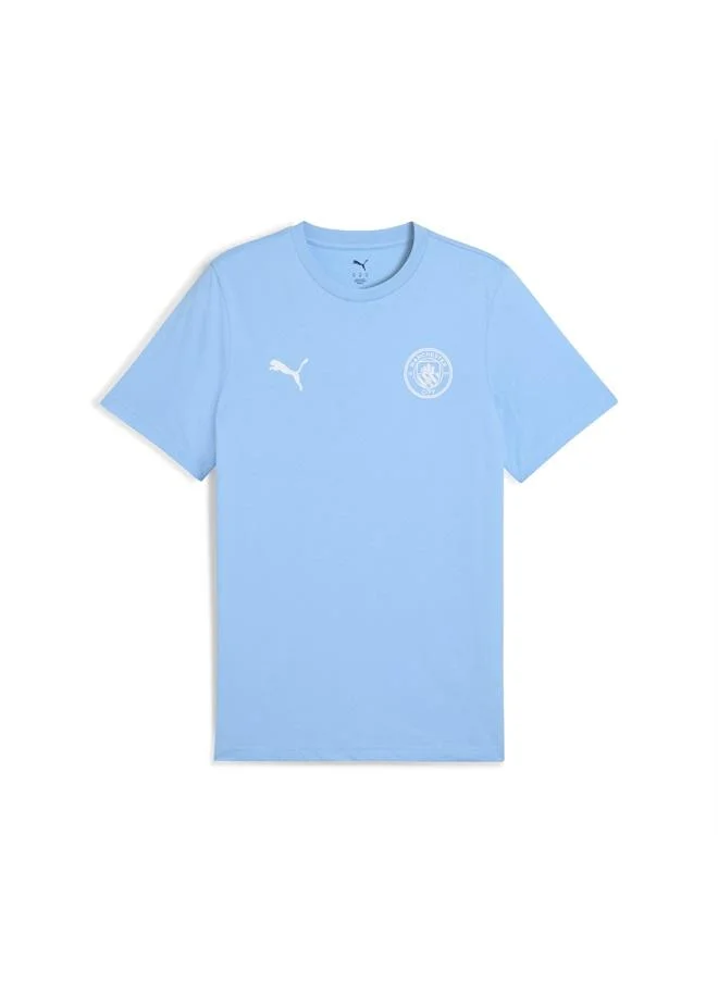 Puma Team Light Blue-PUMA White Manchester City FtblEssentials Tee Men for Men | Best Price UAE
