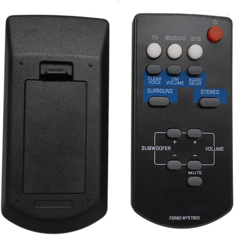 BOMAZ FSR60 WY57800 Replaced Remote for Yamaha YAS-CU201 ATS-1010 YAS-101 YAS-101BL YAS-201 YAS-201BL Soundbar - Image 1