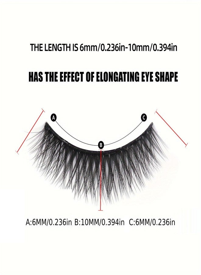 Magnetic Eyelashes Kit: 10 Pairs + 2 Liners | Glue-Free 3D Lashes | Sweat & Tear Proof | Reusable 100+ Wears | $0.06 Per Use | Beginner Friendly - Image 3