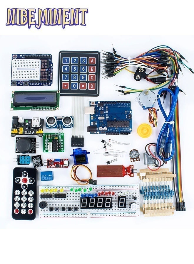 NIBEMINENT مجموعة البداية الفائقة لمشروع R3 Mega2560 Mega328 Nano مع دليل متوافق مع Arduino IDE مجموعة إلكترونية - Image 5