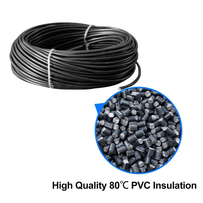 18AWG Red Black Low Voltage Wire 100FT Copper Clad Aluminum DC Cable - Image 4