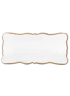 Alsaif Gallery Small Rectangular Glass Dessert Plate  - Image 3