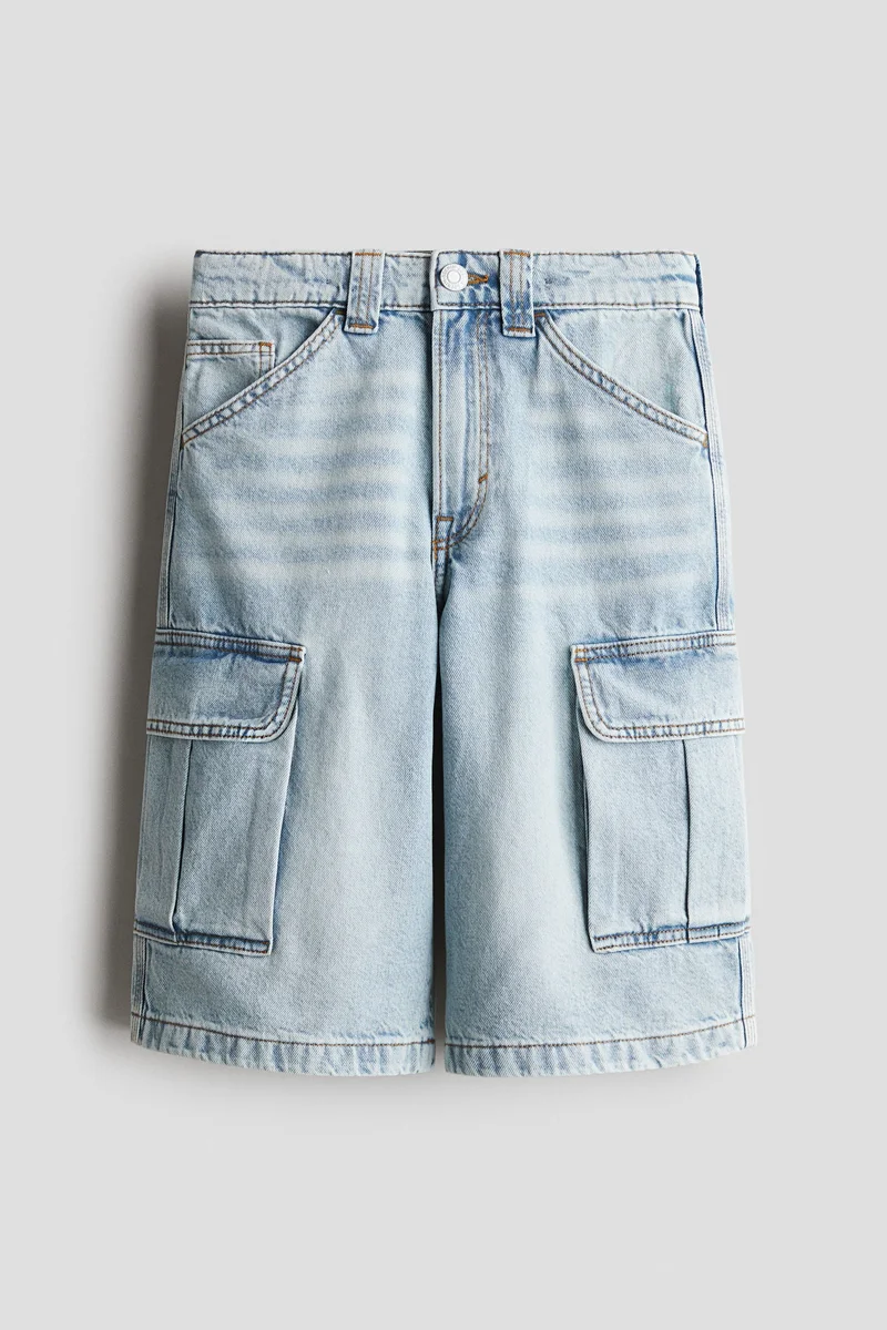 اتش اند ام شورت كارغو من الدنيم