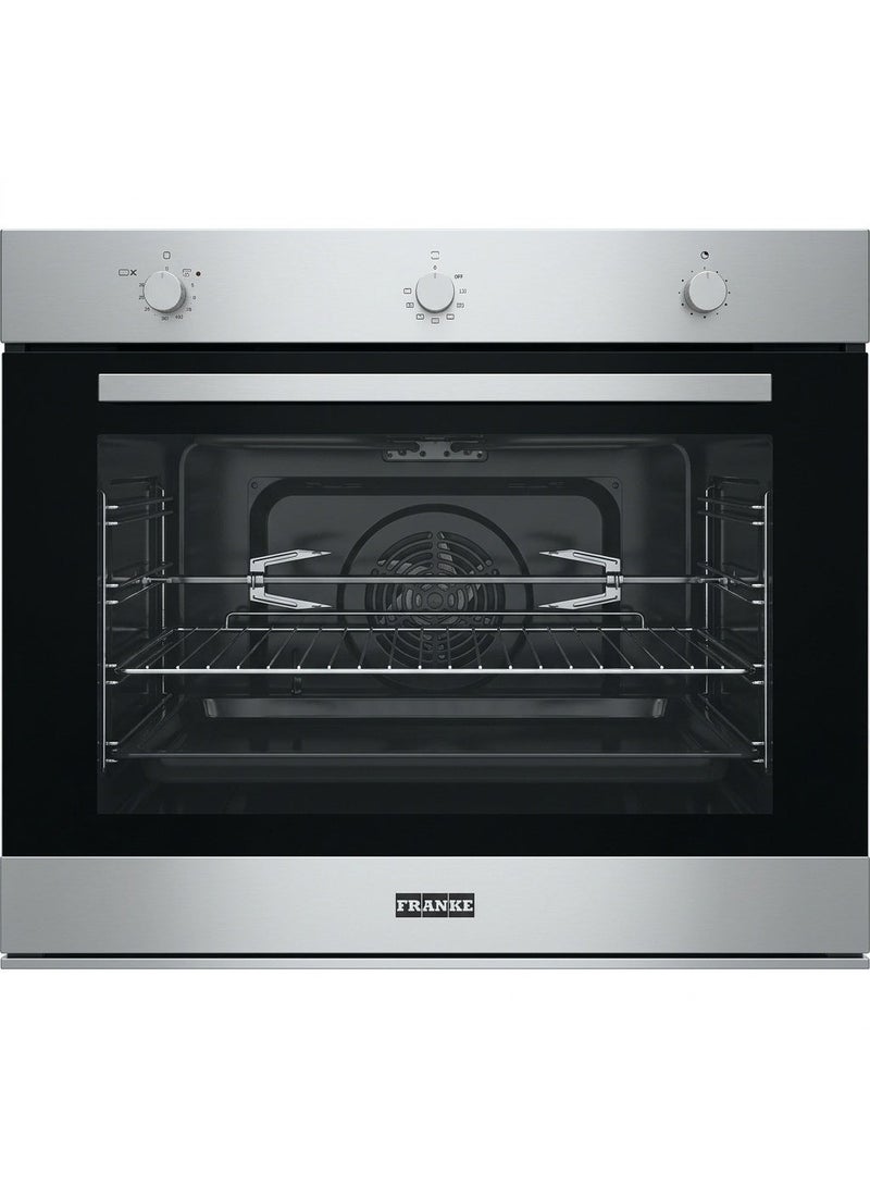franke Built In Gas Oven 90 CM With Gas Grill And Fan 97 Liter, Stainless Steel ,FMXO 52 G XS 90(Made in Italy) - Image 1