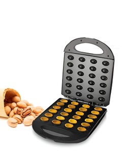 Electric Nut Cake Maker 24PCS Automatic Mini Waffle Maker with Non Stick Panel 1400W, Nut Cake Maker Machine, Fast & Easy Snack Baking for Kids and Adults, Easy Snacks Making Machine