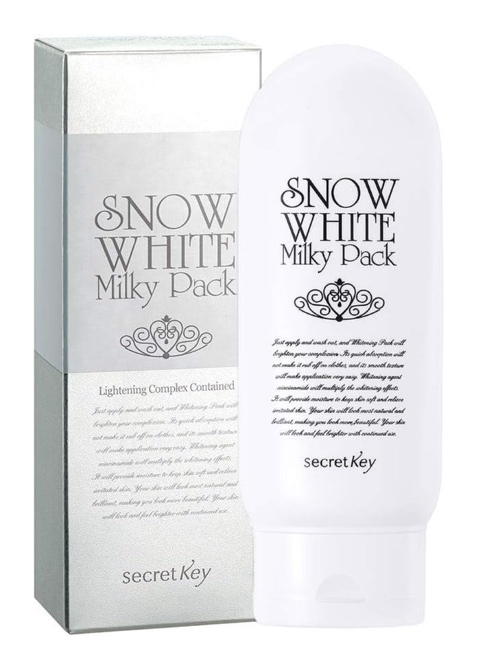 Secret Key Secret K Snow White Milky Pack Whitening Face & Body Cream 200g - Image 1