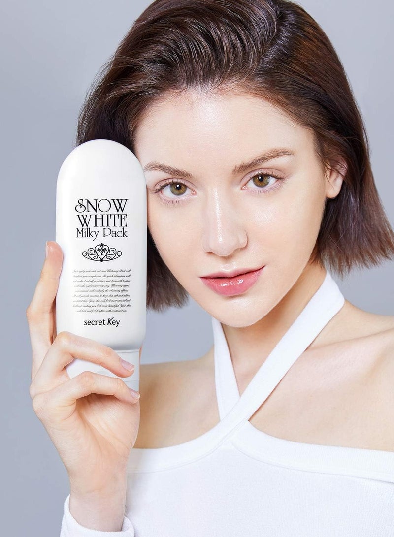 Secret Key Secret K Snow White Milky Pack Whitening Face & Body Cream 200g - Image 4