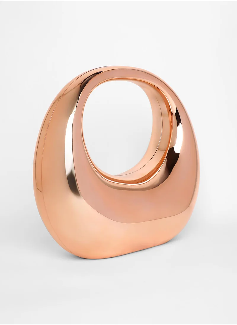 Haute Sauce The Sculptural Hand Bag - Copper Brown