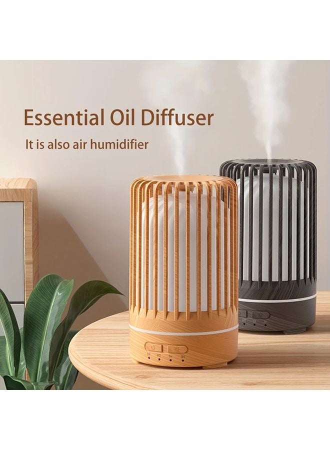 Yellow Wood Grain 150ml USB Essential Oil Diffuser Soundwave Technology 5 Modes Quiet Operation - Image 5