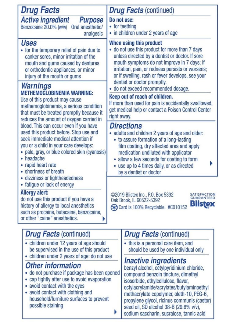 Blistex Kanka Mouth Pain Liquid, Professional Strength , .33 Fluid Ounces - pzsku/ZA9A21CE2A94B3435EEA7Z/45/_/1735544429/f99b6af7-b08f-4320-92da-770e79a52a00