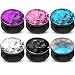 Frienda 6 Pieces Plastic Disco Crystal Phone Grip Collapsible Crystal Phone Grip Holder Adhesive Foldable Expanding Finger Stand Holder Kickstand for Smartphone and TabletsEyecatching Colors - Image 2