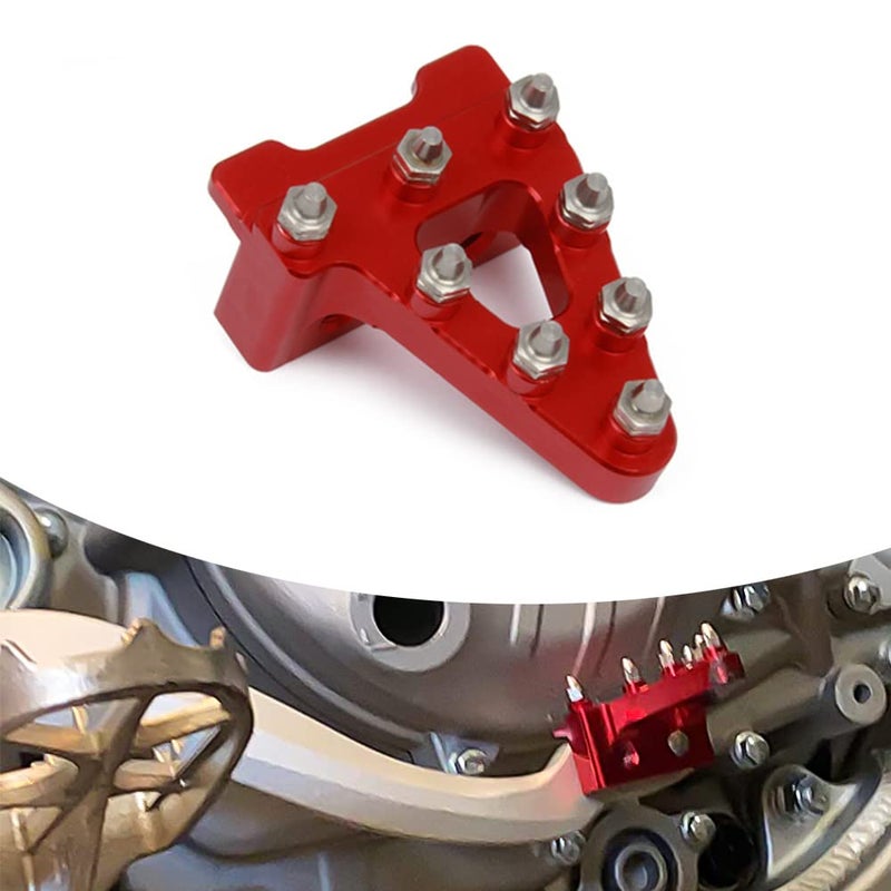 Motorcycle Brake Pedal Tip Aluminum Billet Universal Rear Brake Pedal Lever Step Tip Replacement For CRF50 XR50 and Most of Pit Bikes From China
