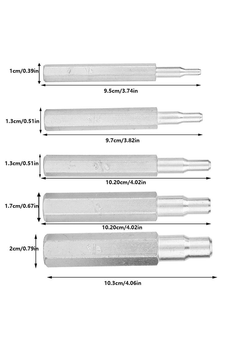 HURRISE Copper Tube Expanding Swaging Punch Copper Tube Punch Tool High Hardness Steel Swaging Punch for Air Conditioning Equipment for Making the Copper Tube Swell  - Image 4