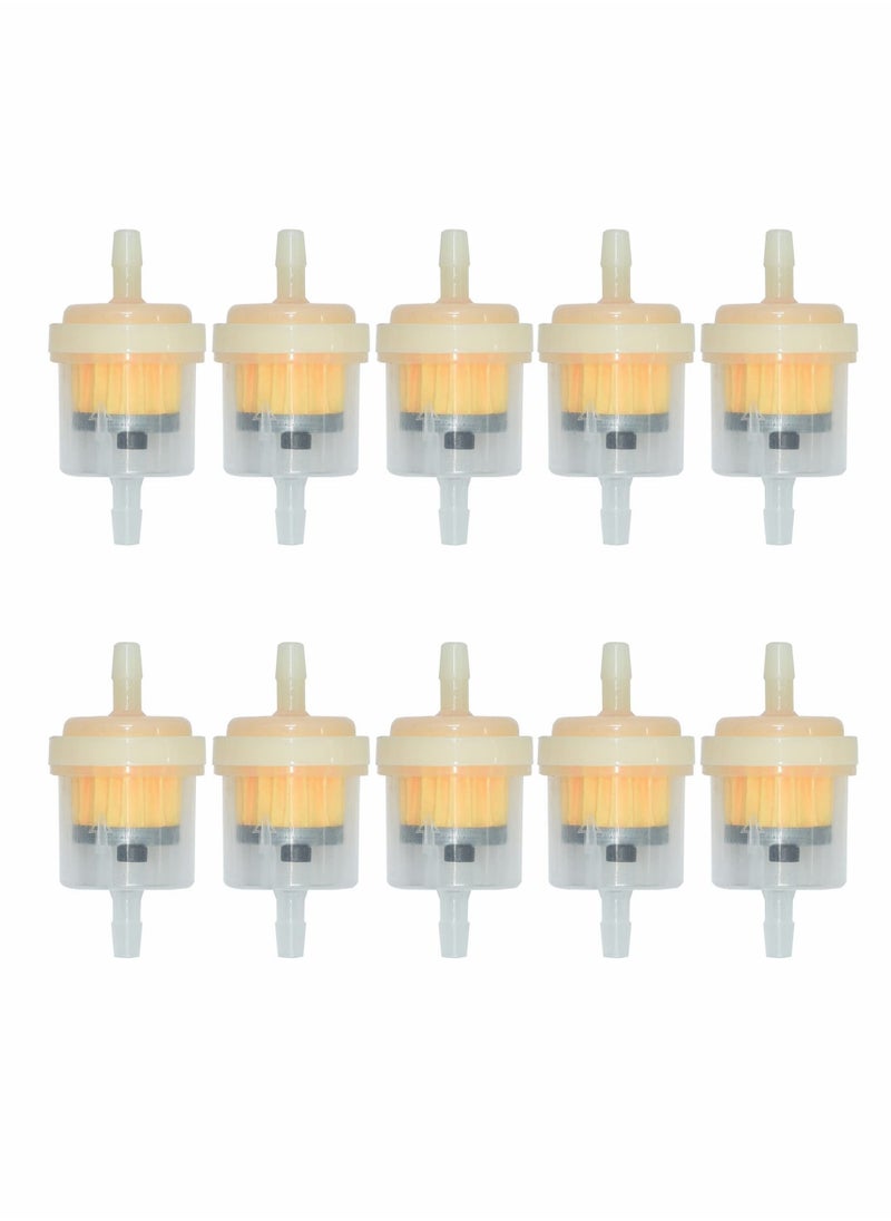 Y&D Universal Gas Inline Fuel Filters with Magnet for Motorcycle ATV Quad Go Karts Accessories 3/16 Inch (Pack of 30)  - Image 1
