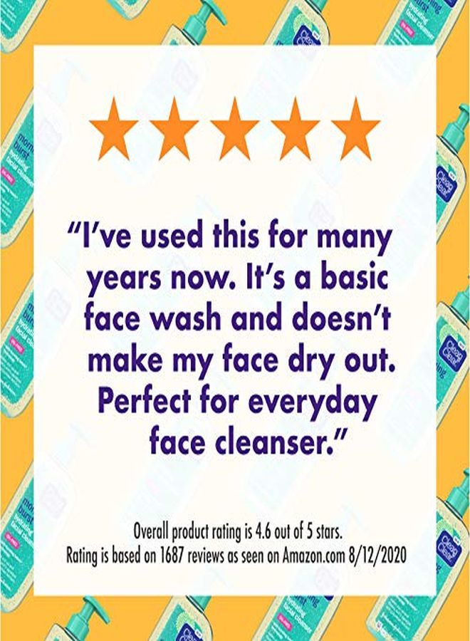 Clean & Clear Morning Burst Oilfree Hydrating Facial Cleanser With Cucumber & Green Mango Extract Gentle Daily Face Wash For All Skin Types Noncomedogenic Hypoallergenic 8 Fl. Oz - Image 4
