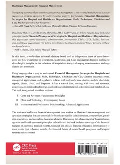 Financial Management Strategies for Hospitals and Healthcare Organizations: Tools, Techniques, Checklists and Case Studies  - Image 2