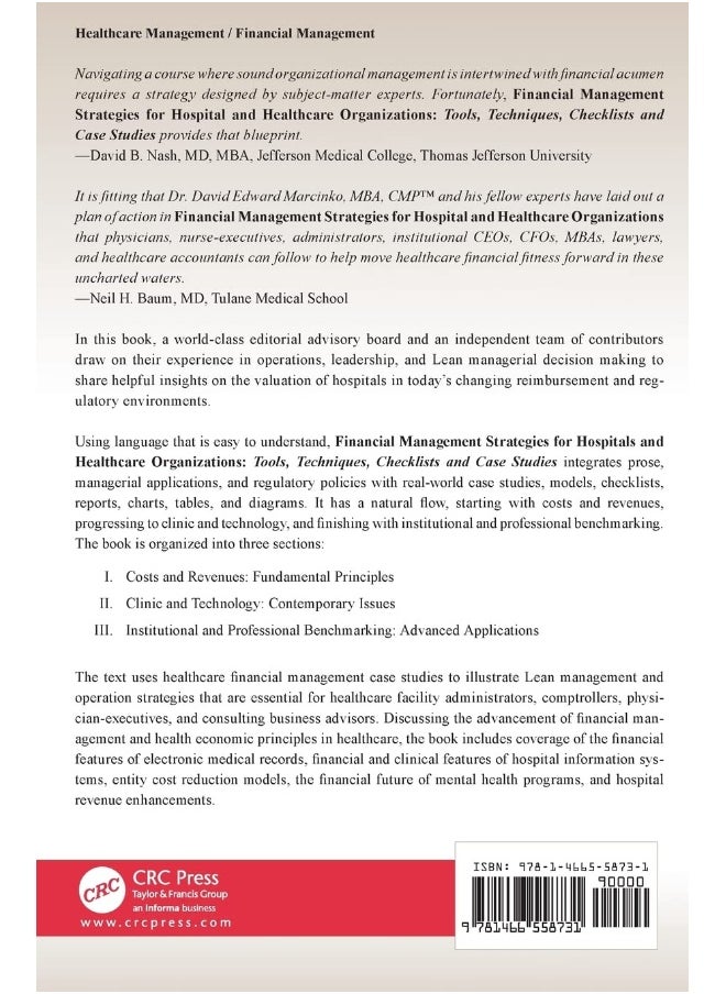 null - Financial Management Strategies for Hospitals and Healthcare Organizations: Tools, Techniques, Checklists and Case Studies - Image 1