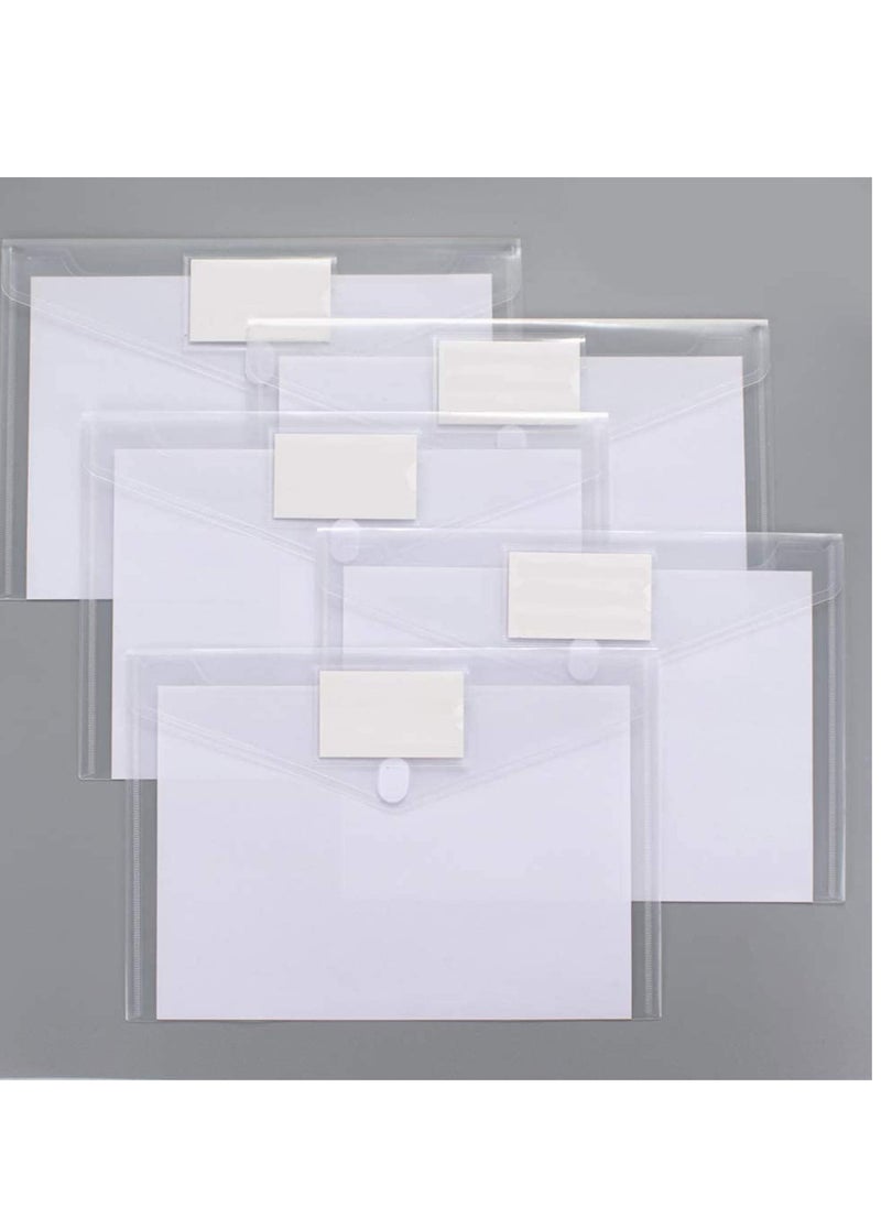 Plastic EnvelopesExpanding File Folders, Clear Document A4 Size Envelopes with Label Pocket for School Home Work Office Organization, Business Box 10 Pack - pzsku/ZA9A2ABB700147C2BB6EEZ/45/_/1698736963/066e9f94-3df8-40e9-9068-d3f7893d6943