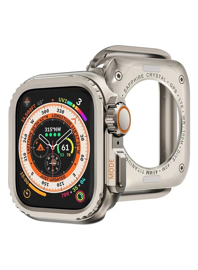 Samu Apple Watch Metal Case, Suitable for 44MM（iWatch 6/5/4/SE）. Instantly Transformed Ultra Watch Metal protective shell - Image 1