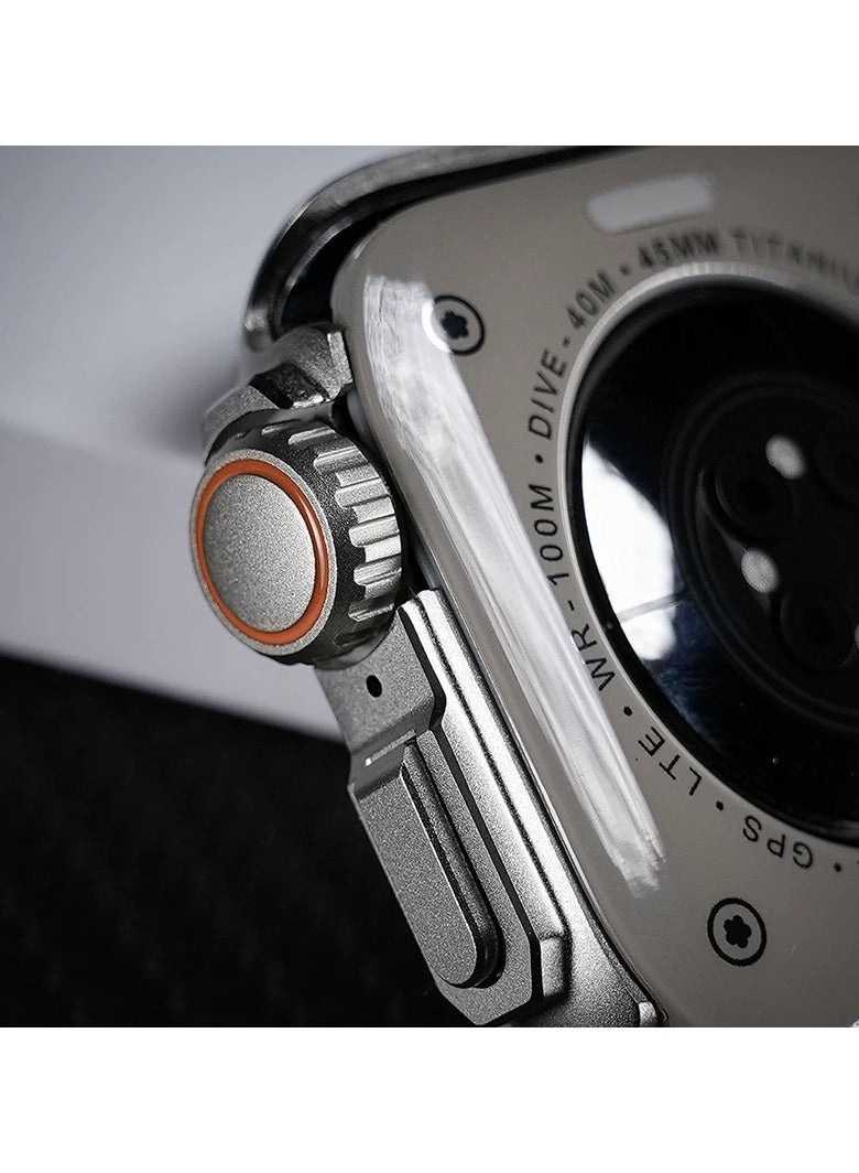 Samu Apple Watch Metal Case, Suitable for 44MM（iWatch 6/5/4/SE）. Instantly Transformed Ultra Watch Metal protective shell - Image 5