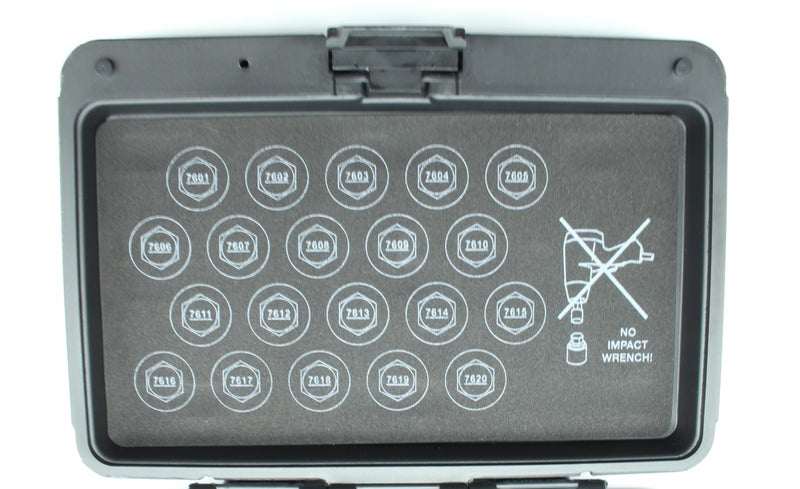 TEMO 20pc Anti-Theft Wheel Lug Nut Removal Socket Key for Volvo Set A - Image 3