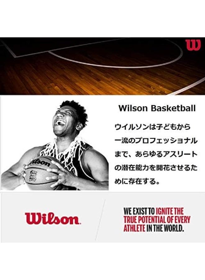 Wilson كرة سلة NBA لجميع الفرق - الحجم 7 (29.5") باللون الأسود غير اللامع - Image 3