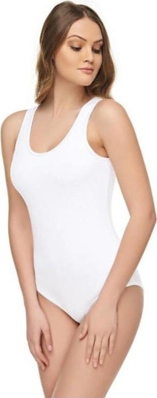 Tutku 6-Piece Elite Women's Modal Elastane Wide Strap Bodysuit 2005 
