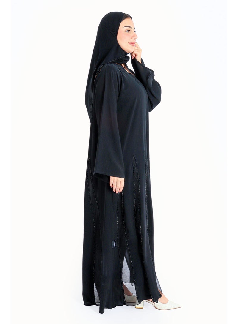 اكسا عباية كريستال بلوسوم - Image 3