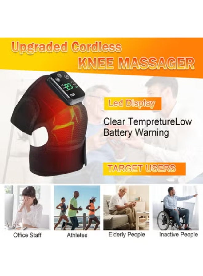 Knee and Joint Massager – Rechargeable Electric Device with Vibration, Pressure & Infrared Heat Therapy for Pain Relief - Image 5