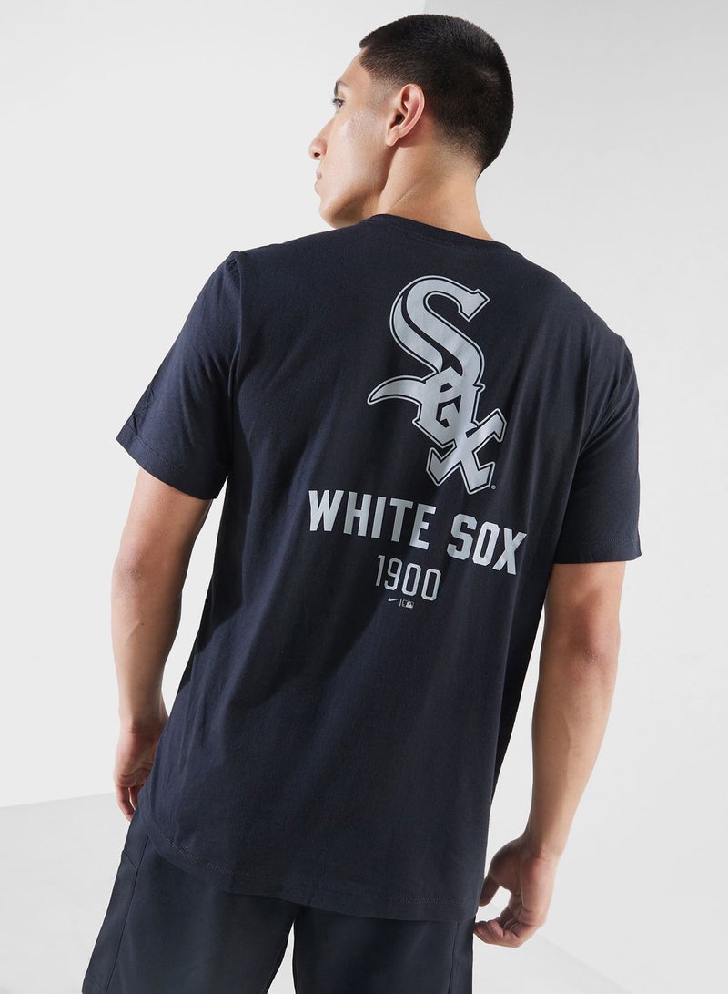 Nike Chicago Bulls White Sox Wordmark Large Logo T-Shirt - Image 1