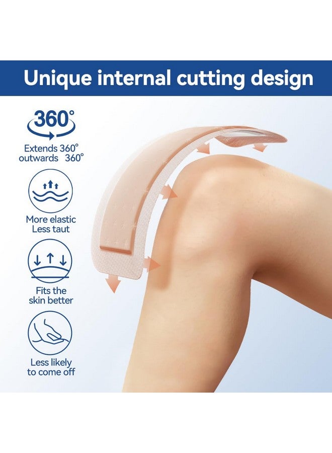 Dimora Dimora Silicone Ultra Absorbent Dressing Pads - Adhesive Wound Bandage with Gentle Border, Waterproof Soft Gauze for Post Surgical and Bed Sore Exudate Management 4"X 8" 10 Packs - Image 3