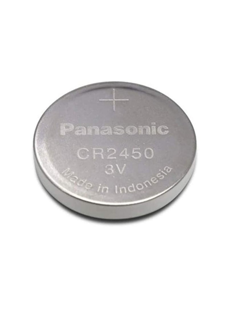 باناسونيك بطارية باناسونيك CR2450 ليثيوم 3 فولت على شكل عملة معدنية [بطارية مفتاح فوب لطرازات سيارات مختارة] - Image 4