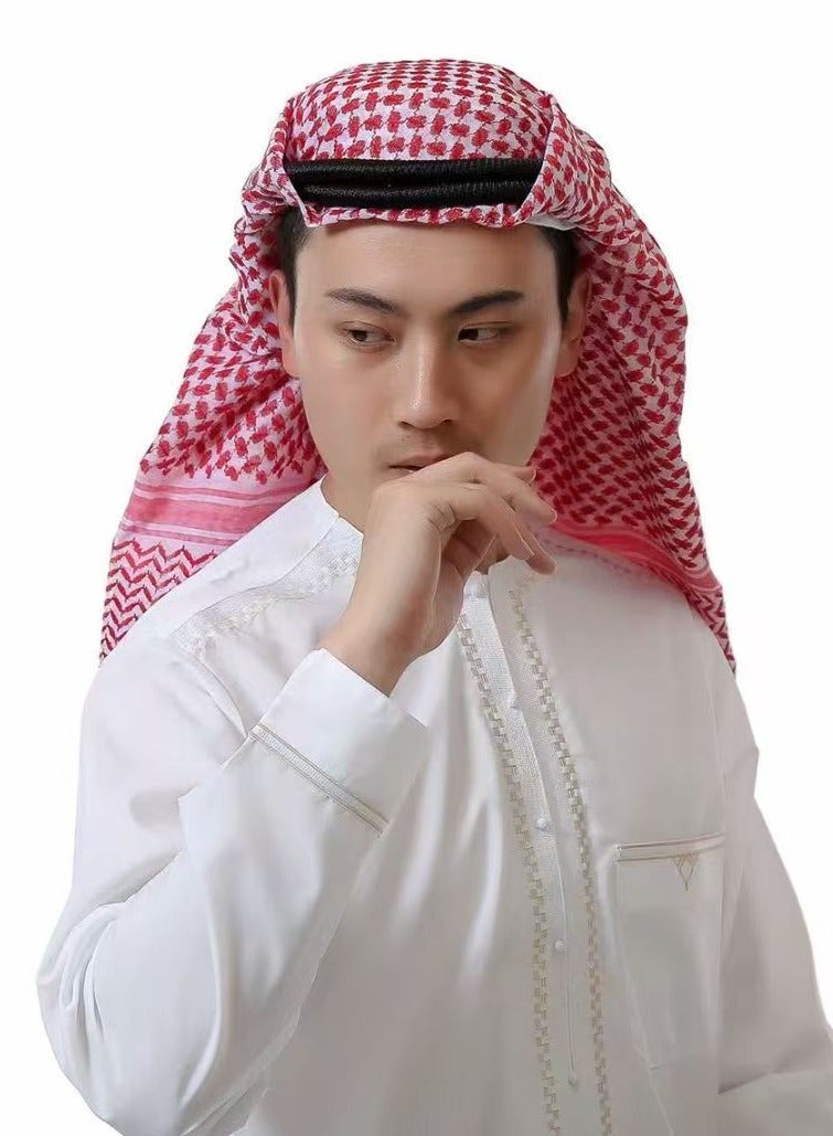 Caprisious Ghutra Complete Set for Men - Premium Arab Fashion Keffiyeh & Head Ring - Image 1