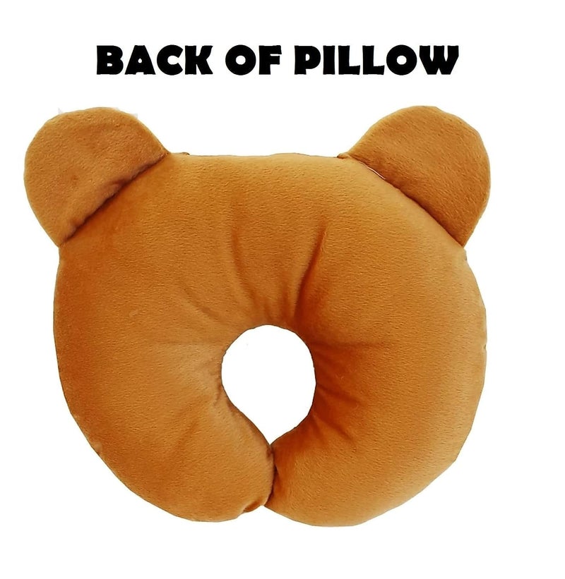 NME COLLECTION Cotton New Born Baby Soft Neck Supporting Pillow for Head Shaping Baby (0-12 Month), Infant Pillow Printed, Baby Sleeping, Gift for Babies Panda Design - Image 4