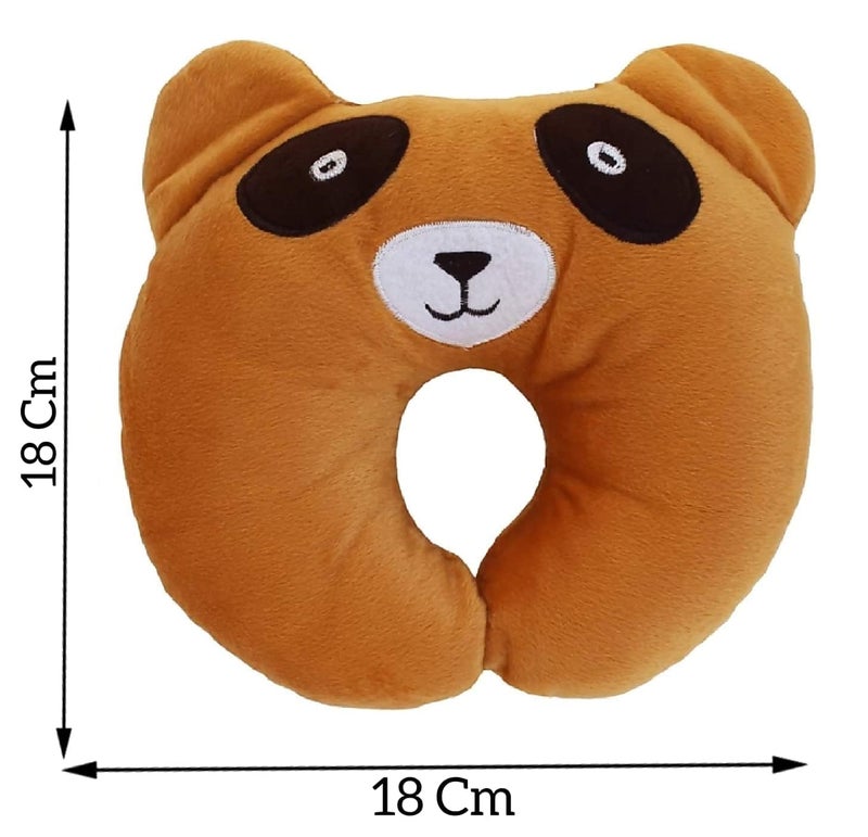 NME COLLECTION Cotton New Born Baby Soft Neck Supporting Pillow for Head Shaping Baby (0-12 Month), Infant Pillow Printed, Baby Sleeping, Gift for Babies Panda Design - Image 5