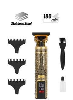 Professional Digital Hair Clipper- GTR56038| Trimmer with High Capacity Li-ion Battery and Fast Charging| High Performance T-Blade for Efficient Operation, Does not Hurt Scalp| LCD Display